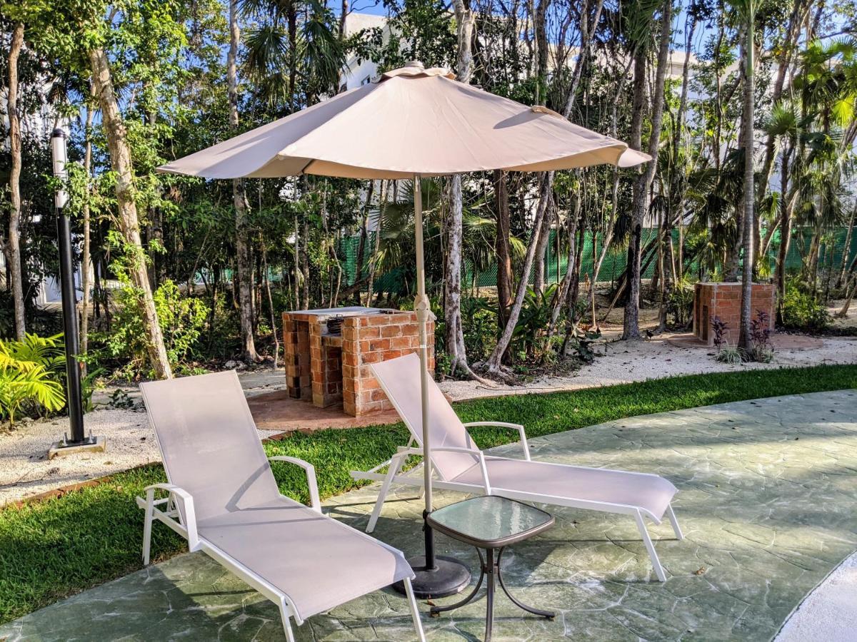 2-Bedroom Condo By The Jungle W/ Swimming Pool Puerto Morelos Εξωτερικό φωτογραφία